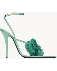 Saint Laurent - Trianon Sandals - Lyst