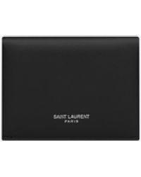 Saint Laurent - Paris Business Card Case In Smooth Leather - Lyst