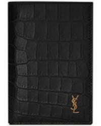 Saint Laurent - Tiny Cassandre Passport Case - Lyst