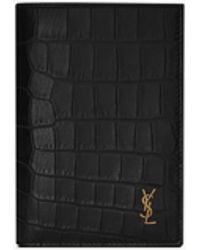 Saint Laurent - Tiny Cassandre Passport Case - Lyst