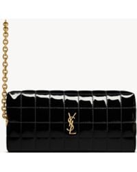 Saint Laurent - Cassandre Matelassé Clutch Bag - Lyst