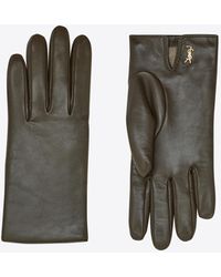 Saint Laurent - Cassandre Short Gloves - Lyst
