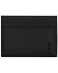 Saint Laurent - Cassandre Shadow Card Case - Lyst