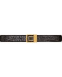 Saint Laurent - La 66 Buckle Belt - Lyst