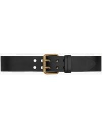 Saint Laurent - Motorcycle Wide Belt - Lyst