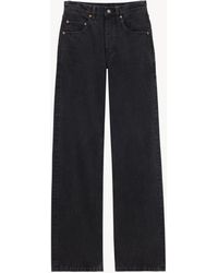 Saint Laurent - Wide Leg Jeans - Lyst