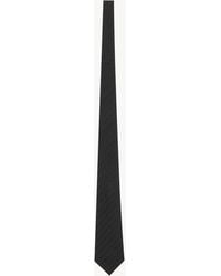 Saint Laurent - Striped Wide Tie - Lyst