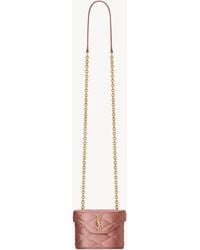 Saint Laurent - June Box Micro Sac En Satin - Lyst