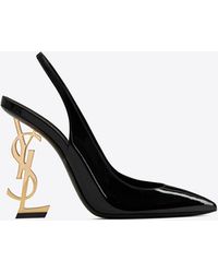opyum 110mm ysl heel sandals