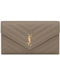 Saint Laurent - Cassandre Large Flap Wallet - Lyst