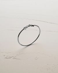 Saint Laurent - Jonc Cassandre En 18 Carats Argent - Lyst