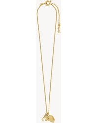 Saint Laurent - Cassandre Flower Necklace - Lyst