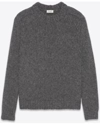 ysl grey sweater