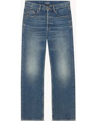 Saint Laurent - Loose Straight Mid-Rise Jeans - Lyst