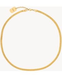 Saint Laurent - Collana Corta A Catena - Lyst