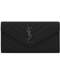 Saint Laurent - Cassandre Matelassé Large Flap Wallet - Lyst