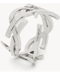 Saint Laurent - Cassandre Ring Aus Metall - Lyst