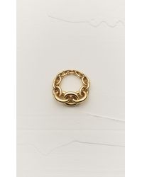 Saint Laurent - Graduated Chain Ring - Lyst