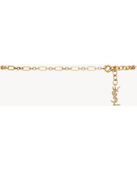 Saint Laurent - Cassandre Kettengürtel - Lyst