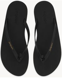 Saint Laurent - Pool Flip-Flops - Lyst