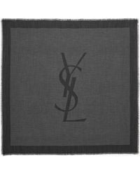 Saint Laurent - Cassandre Square Scarf - Lyst