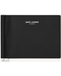 Saint Laurent - Paris Bill Clip Wallet - Lyst