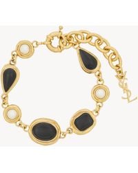 Saint Laurent - Cabochon Bracelet - Lyst