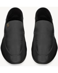 Saint Laurent - Alain Slipper Aus Glattleder - Lyst