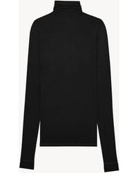 Saint Laurent - Turtleneck Top - Lyst
