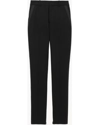 Saint Laurent - Saint Laone Sizerent タキシードパンツ（グレイン・ド・プードル） - Lyst