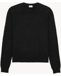 Saint Laurent - Pullover Girocollo - Lyst