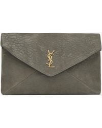 Saint Laurent - Cassandre Large Envelope Pouch - Lyst