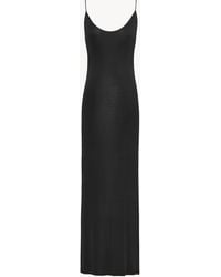 Saint Laurent - Cassandre-Chain Backless Dress - Lyst