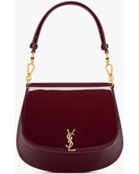 Saint Laurent - Saint Laone Sizerent ミニ ヴォルテール トップハンドルバッグ（パテントレザー） - Lyst