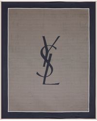 Saint Laurent - Cassandre Striped Stole - Lyst