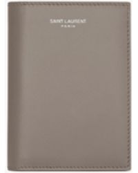 Saint Laurent - Paris Credit Card Wallet - Lyst