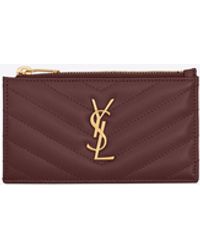 ysl fragments flap card case
