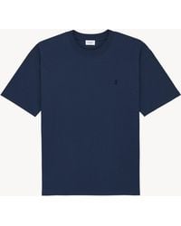 Saint Laurent - Oversize Fit Cotton T-Shirt - Lyst