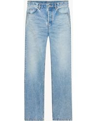 Saint Laurent - Baggy Mid Rise Jeans - Lyst
