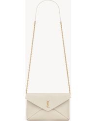 Saint Laurent - Cassandre Chain Clutch - Lyst