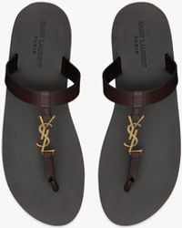 Saint Laurent - Saint Laone Sizerent Cassandre Slides - Lyst