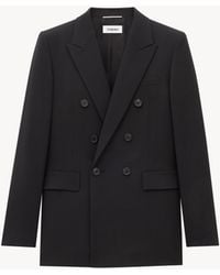 Saint Laurent - Virgin Wool Blazer - Lyst