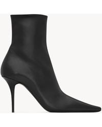 Saint Laurent - Ashley Booties - Lyst