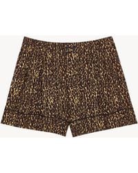 Saint Laurent - Pajama Shorts - Lyst