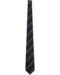 Saint Laurent - Wide Tie - Lyst