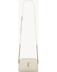 Saint Laurent - Gaby Zippered Pouch - Lyst