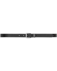 Saint Laurent - Cassandre Rectangular Buckle Belt - Lyst