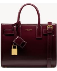 Saint Laurent - Saint Laone Sizerent サック・ド・ジュール ナノ（パテントレザー） - Lyst