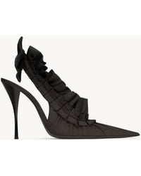 Saint Laurent - Madeleine Slingback Pumps - Lyst