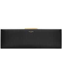 Saint Laurent - Saint Laone Sizerent ミッドナイト ラージ クラッチ（スムースレザー） - Lyst